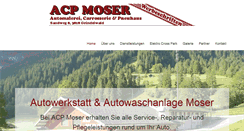 Desktop Screenshot of moser-car.ch