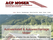 Tablet Screenshot of moser-car.ch